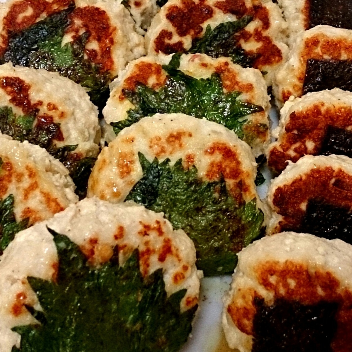冷めてもやわらか 鶏ひき肉と豆腐のしそ のりつくね レシピ 作り方 By どらこ 楽天レシピ
